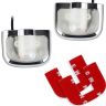 Allextreme EXCDRTT1 Car Door Shadow Projector Laser Light Entry Courtesy Welcome LED Logo Lamp for All Toyota Cars (2 Pc)