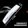 AllExtreme EXCDG4W Car Door Guard Edge Defender Crash Scratch Protector Plastic Trim Molding Side Sticker (White, 4 Pcs)