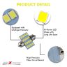 AllExtreme EXDL16G 16 LED Universal Car Interior Super Bright Roof Light Reading Dome Bulb Lamp with Festoon Holder (1 PC)