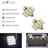 AllExtreme EXDL16G 16 LED Universal Car Interior Super Bright Roof Light Reading Dome Bulb Lamp with Festoon Holder (1 PC)