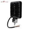 Allextreme EX16WY02 16 LED Square Fog Light 4 Inch Waterproof Driving Spot Lamp for Car, Motorcycle (48W, White & Amber) (PACK - 2)