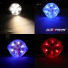 Allextreme EX9BMW1 9 LED Fog Light White Light Waterproof Mirror Mount Driving Work Lamp with Multicolor Beads for Motorcycles and Cars (15W, Multicolor Light, 1 PC)