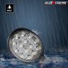 Allextreme EX14WY2 14 LED Round Fog Light 4 Inch Waterproof Driving Spot Strobe Lamp for Car, Motorcycle (42W, White & Amber, 2 PCS)