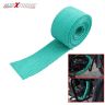 AllExtreme EXSGBG1 Bike Exhaust Universal Silencer Wrap Heat Shield Protector with Clamp Compatible for Classic Electra Standard Bullet (3Mtr, Green)