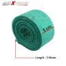 AllExtreme EXSGBG1 Bike Exhaust Universal Silencer Wrap Heat Shield Protector with Clamp Compatible for Classic Electra Standard Bullet (3Mtr, Green)