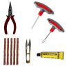 AllExtreme Universal Tubeless Tyre Puncture Repair Kit Flat Tire Puncher Patch Tools (Model 9)