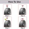 AllExtreme Universal Tubeless Tyre Puncture Repair Kit Flat Tire Puncher Patch Tools (Model 9)