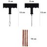AllExtreme Universal Tubeless Tyre Puncture Repair Kit Flat Tire Puncher Patch Tools (Model 8)