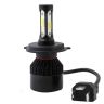 Allextreme 3 Car LED H4 6000K Headlight 25 Watt 2000LM Driving Headlamp Conversion Kit Car High/Low Beam Bright Beam Chip Fog Light for SUVs Trucks Sedans Motorcycle (White)
