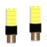 Allextreme EXT24CM Universal T10 LED Parking Light 24 SMD Super Bright Chipset Silicone License Plate Dome Indicator Lamp Bulb for Car Bike and Motorcycle (3W, White, 2 PCS)