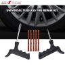 AllExtreme EXTTPK5 Complete Tubeless Tyre Puncture Repair Kit with Tire Puncher Emergency Brown Seal Strips (T-Handle Plugger + Puncher Seal Strips)