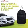 AllExtreme EXNCSOB Velvet Universal Car Auto Seat Back Multi Pocket Organizer Bag for Mobile, Bottle, Map, Magazines and Umbrella (Black)