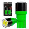 Allextreme EXT104G Universal T10 LED Parking Light 4 SMD Super Bright Interior Pilot License Plate Dome Indicator Lamp Bulb for Car Bike and Motorcycle (1W, Green, 2 PCS)
