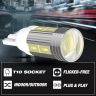 Allextreme EXT10PS Universal T10 LED Parking Light 10 SMD Super Bright Interior Pilot License Plate Dome Indicator Lamp Bulb for Car Bike and Motorcycle (3W, White, 2 PCS)