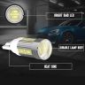Allextreme EXT10PS Universal T10 LED Parking Light 10 SMD Super Bright Interior Pilot License Plate Dome Indicator Lamp Bulb for Car Bike and Motorcycle (3W, White, 2 PCS)