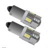 Allextreme ‎EXTMD02 Universal Multipurpose T10 5 SMD LED Projector Light for Car Interior Exterior, Bike and Motorcycle 2 Pcs (White)