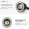 Allextreme EX35BE2P 3.5 Inches Universal Car Projector LED Fog Light COB Halo Blue Angel Eye Rings for Cars (10W, 2 PCS)