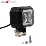 Allextreme EX3HW2W 2.5 Inch Square White Fog Light with White Halo Angel Eye Ring for Bike Motorcycle Car and Off Road SUV (20W, 2 Pcs)