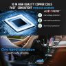 AllExtreme EXWCNS5 Fast Charging Automatic Clamping Wireless Car Charger Mount Air Vent Mobile Holder Compatible with Qi Enabled Phones (10W)