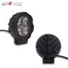 Allextreme EX4F3I2 4 LED Round Fog Light Waterproof 3 inches Lamp with Mounting Stand for Motorcycle Car ATV Jeep 4x4 Tractor Off Road (12W, White Light, 2 PCS)