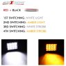 Allextreme EX24W2SP 12 LED CREE Fog Light Waterproof Flood Beam Off Road Driving CREE LED 24W Work Light With On/Off Switch for Motorcycle and Cars (Yellow and White, 2 Pcs)