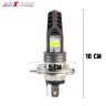 Allextreme EXM11R2 H4 High Brightness COB LED Headlight Bulb 1200LM Waterproof Head Lamp Bulb for Cars and Motorcycles (9W, White Light, 2 PCS)
