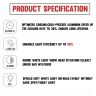 Allextreme EXM11R2 H4 High Brightness COB LED Headlight Bulb 1200LM Waterproof Head Lamp Bulb for Cars and Motorcycles (9W, White Light, 2 PCS)