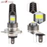 Allextreme EXM11R2 H4 High Brightness COB LED Headlight Bulb 1200LM Waterproof Head Lamp Bulb for Cars and Motorcycles (9W, White Light, 2 PCS)