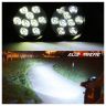 Allextreme EXF18LS 18 LED Fog Light Spot Beam Waterproof Heavy Duty White Pod Driving Lamp for Motorcycle Bike Car SUV (30W, Spot + Strobe Lamp)