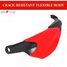 Allextreme EXHGDR1 Universal Bike Handlebar Handguard Finger Brush Wind Protector Compatible for Duke 125, 200, 250 & 390 Motorcycles (Red) (AE_Hand_RD)