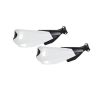 AllExtreme EXHGDW1 Universal Bike Handlebar Handguard Finger Brush Wind Protector Compatible for Duke 125, 200, 250 & 390 Motorcycles (White)