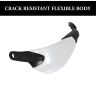 AllExtreme EXHGDW1 Universal Bike Handlebar Handguard Finger Brush Wind Protector Compatible for Duke 125, 200, 250 & 390 Motorcycles (White)