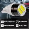 Allextreme EXRT102W T10 Led Parking Light Projector Pilot Light Interior light For Cars, Bike and Motorcycle (1W, White, Pack of 2)