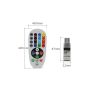 Allextreme EXT10M3 T10 RGB Car Interior Parking Lights 6SMD Super Bright Multicolour For Cars Maruti Suzuki Baleno Mercedes Benz (3W, RGB, 2 PCS)