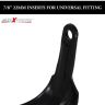 AllExtreme EXHGDB1 Universal Bike Handlebar Handguard Finger Brush Wind Protector Compatible for Duke 125, 200, 250 & 390 Motorcycles (Black)