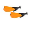 AllExtreme EXHGDO1 Universal Bike Handlebar Handguard Finger Brush Wind Protector Compatible for Duke 125, 200, 250 & 390 Motorcycles (Orange)