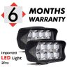 Allextreme LED Fog Light Waterproof Pod Driving Spot Head Lamp for Bikes Cars and Motorcycle (8 LED Light)