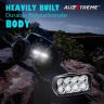 Allextreme LED Fog Light Waterproof Pod Driving Spot Head Lamp for Bikes Cars and Motorcycle (8 LED Light)