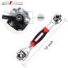 Allextreme EXWT48T Universal Wrench 48 Tools in One Socket with 360 Degree Rotating, Furniture Car Repair Home Tool Works with Spline Bolts, Square Damaged Bolts