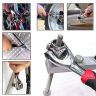 Allextreme EXWT48T Universal Wrench 48 Tools in One Socket with 360 Degree Rotating, Furniture Car Repair Home Tool Works with Spline Bolts, Square Damaged Bolts