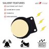 AllExtreme EXBSAR2 12v Universal Compact Security Alarm System with Dual Remote Control Engine Start for All Bikes