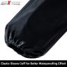 Allextreme ‎AERNC012 Unisex PVC Hooded Rain Jacket and Pant (Black XXXL)