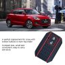 AllExtreme EXKC05 2 Buttons Silicone Car Remote Key Cover Shell Case Body Compatible with DZIRE (Black)