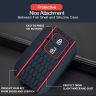 AllExtreme EXKC05 2 Buttons Silicone Car Remote Key Cover Shell Case Body Compatible with DZIRE (Black)