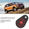 AllExtreme EXKC08 4 Buttons Silicone Car Remote Key Cover Shell Case Body Compatible with Tata Nexon Harrier (Black)