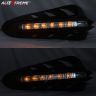 AllExtreme 7/8" 22mm Motorcycle Hand Guard with LED Light Universal Bike Handle Protector Shield Handlebar Protection Gear (Yellow)