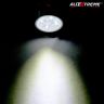 Allextreme EX42P 4 LED Small Round Fog Lamp Waterproof Off Road Driving Worklight with Mounting Brackets for Car, Boat and Cruiser Bikes (12W, White Light, Pack of 2)
