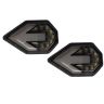 Allextreme EXUIB2W Universal Turn Signal Indicator Light Bike Front Rear Side Blinker Bulb for Motorcycles & Bikes (White & Amber, 2 PCS)