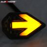 Allextreme EXUIB2W Universal Turn Signal Indicator Light Bike Front Rear Side Blinker Bulb for Motorcycles & Bikes (White & Amber, 2 PCS)