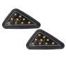 Allextreme EXUIB2O Universal Turn Signal Indicator Light Bike Front Rear Side Blinker Bulb for Motorcycles & Bikes (Amber, 2 PCS)